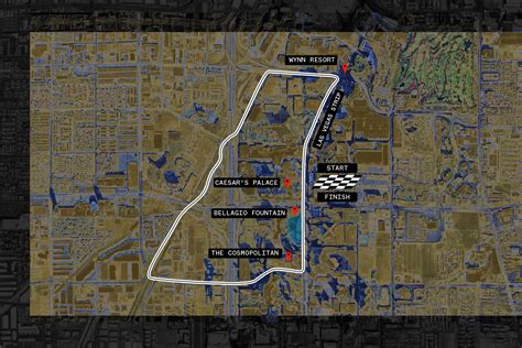 formula 1 route las vegas.